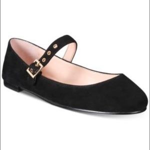 Avec Les Filles Suede “Renee” Mary Jane Flats